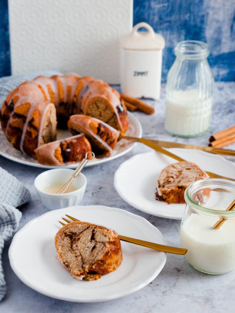 Fluffiger Zimtswirl-Gugelhupf aus Dinkelmehl - Dinkelliebe