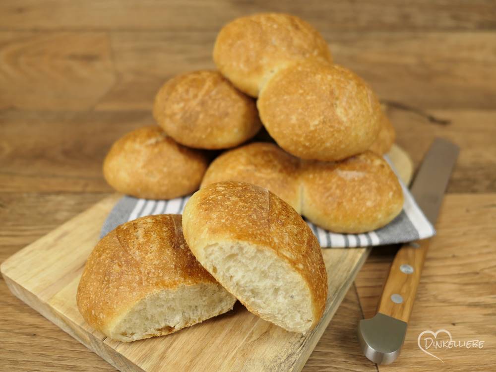 DDR-Brötchen mit kalter Gare - aus Dinkelmehl &amp; vegan - Dinkelliebe