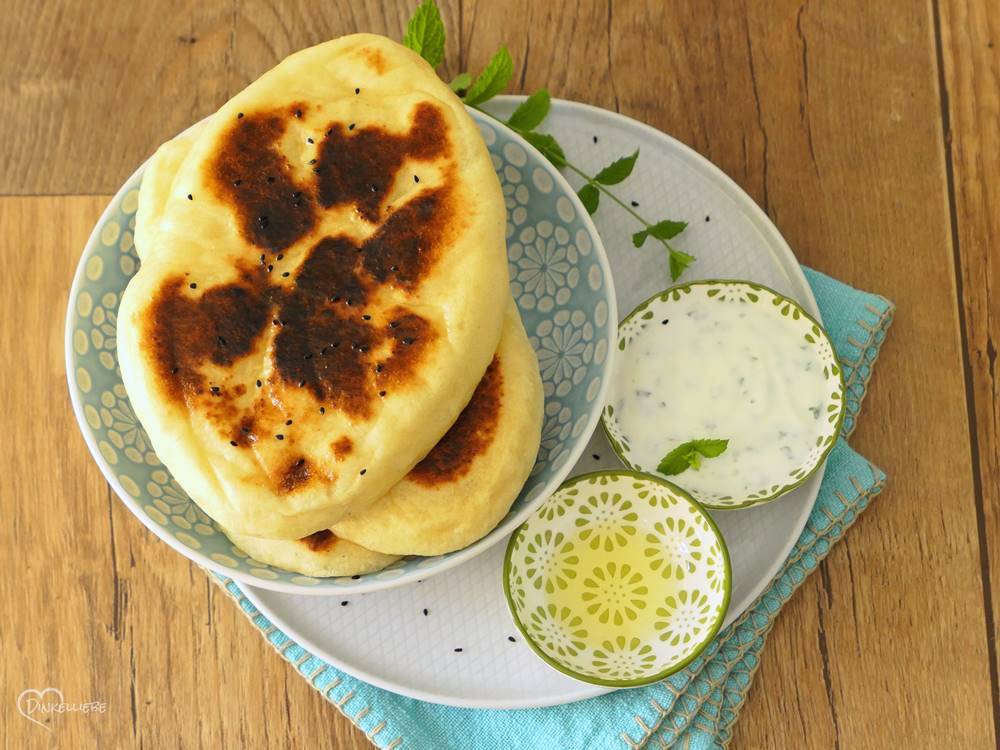 Dickes, luftiges Easy Peasy Naan Brot