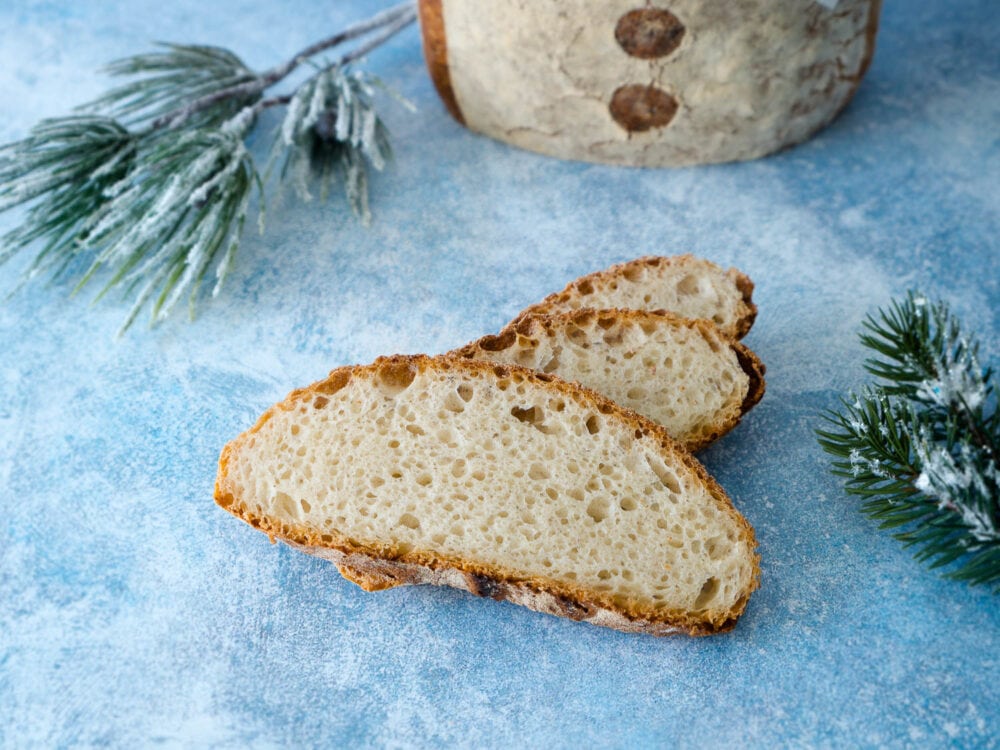 Dinkel Schneemannbrot