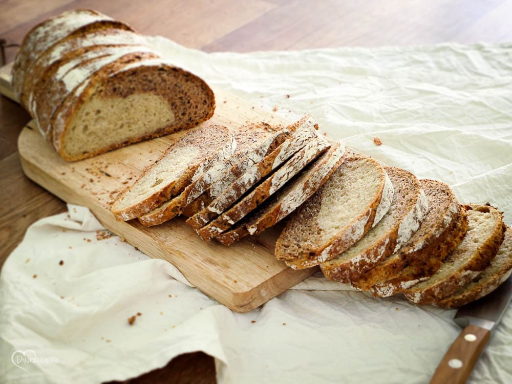 Einfaches No Knead Marmorbrot