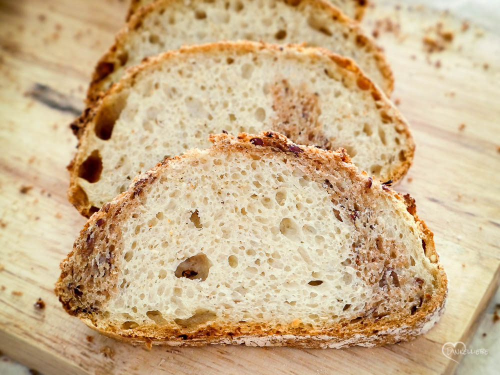 Einfaches No Knead Marmorbrot