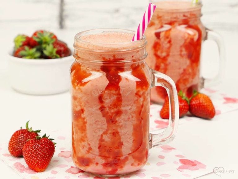 Erdbeer-Joghurt-Frappe