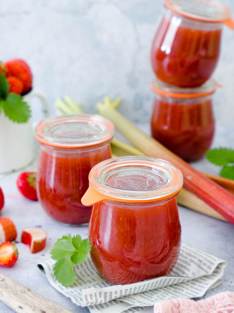 Erdbeer-Rhabarber-Marmelade