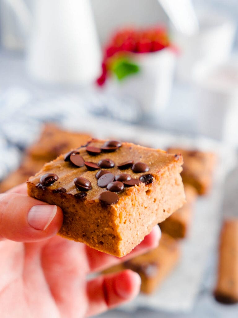 Gesunde Kichererbsen-Blondies glutenfrei backen