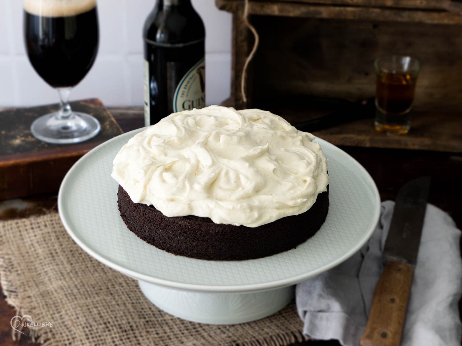 Guinness Chocolate Cake mit Whiskeycreamfrosting