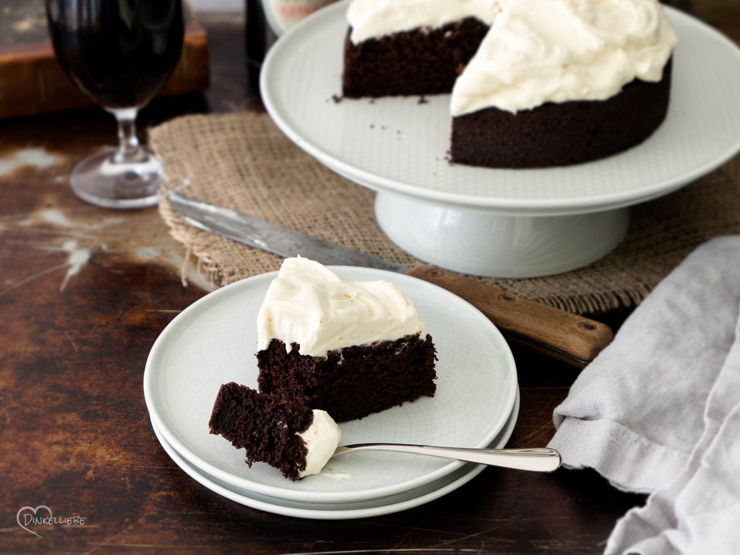 Guinness Chocolate Cake mit Whiskeycreamfrosting