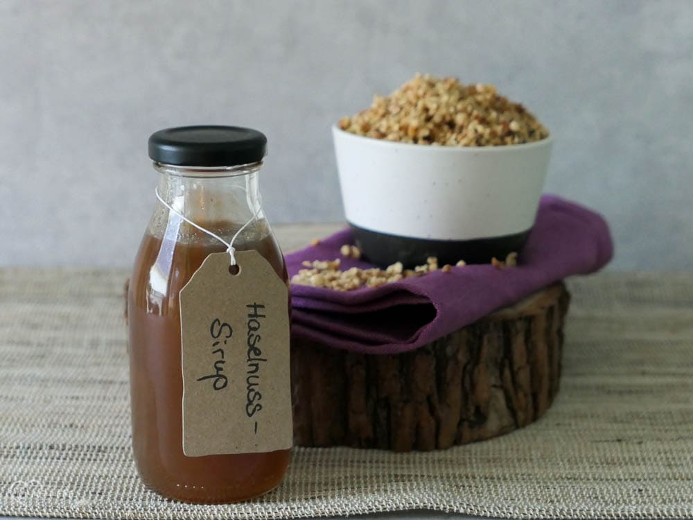 Haselnuss-Sirup und Haselnuss-Krokant - Dinkelliebe