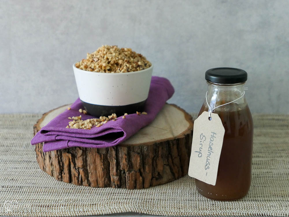 Haselnuss-Sirup und Haselnuss-Krokant - Dinkelliebe