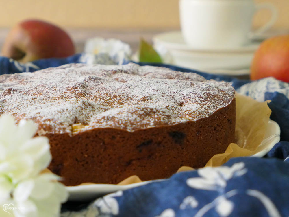 Himmlischer Apfelkuchen mit Mandeln