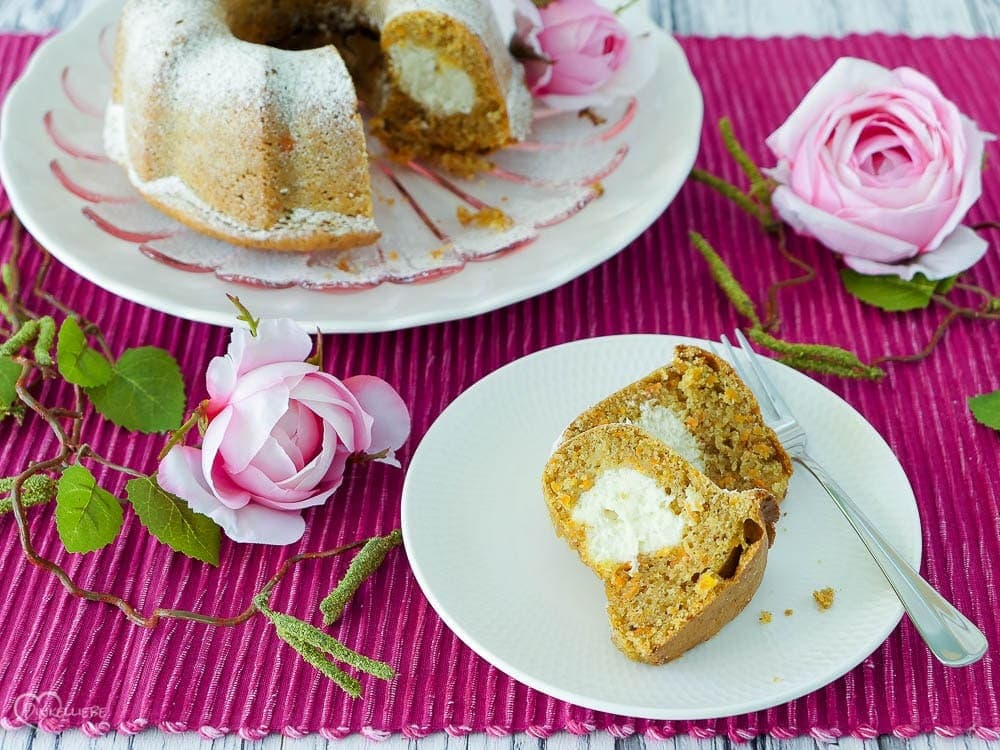 Karottenhupf mit Cheesecakefüllung