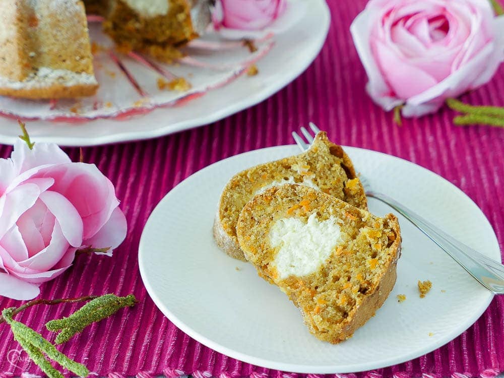 Karottenhupf mit Cheesecakefüllung