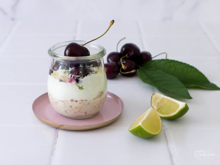 Kirsch-Limette-Kokos Overnight Proats