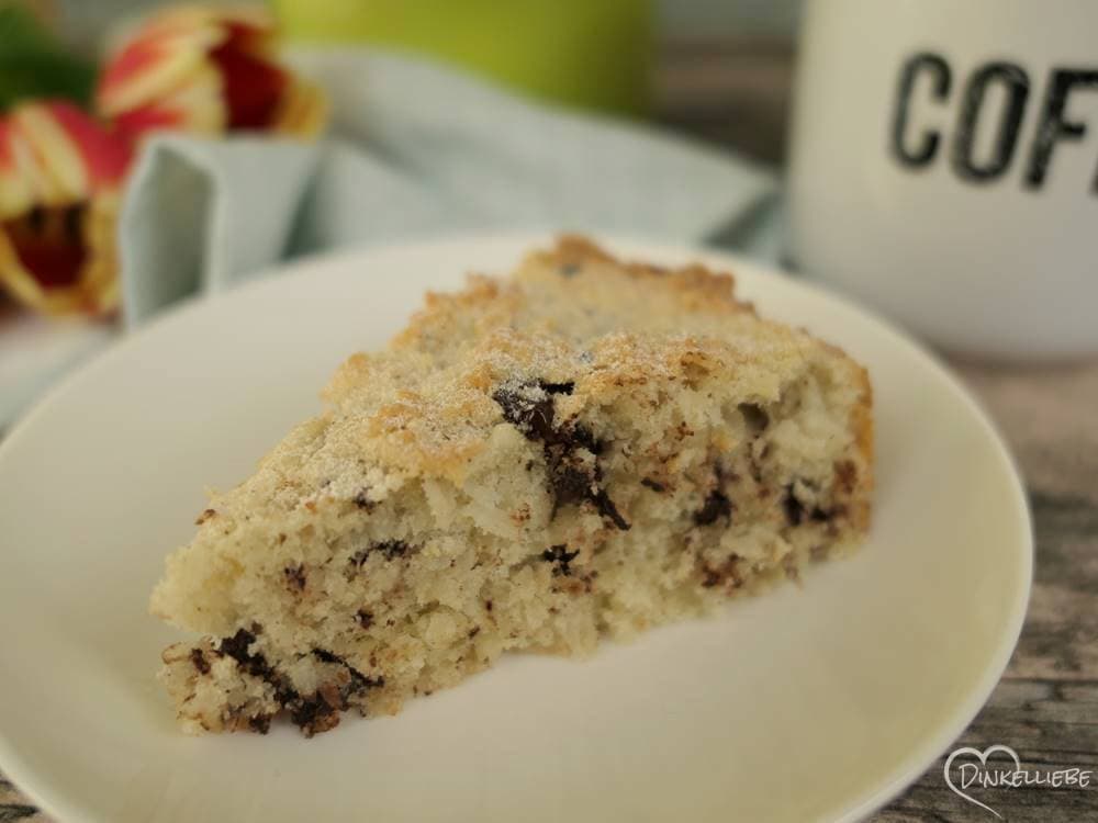 Kokos-Schoko-Eiweißkuchen