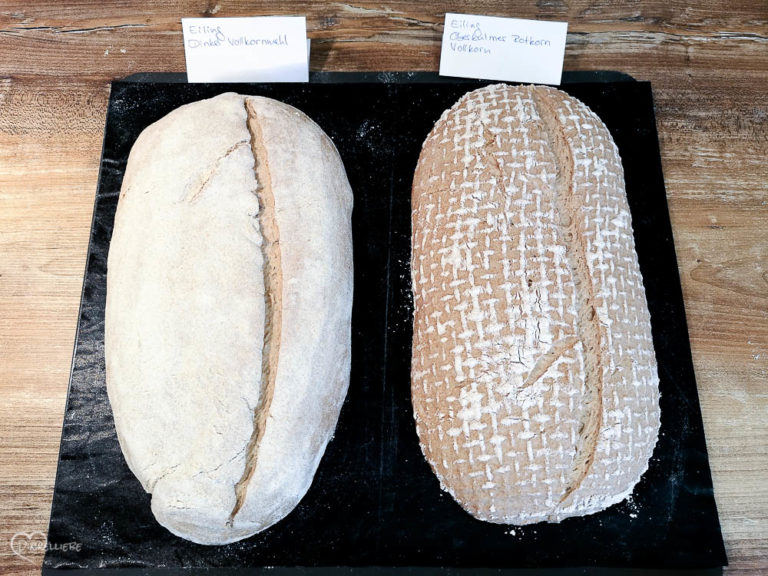 Mehltest Eiling Dinkel Vollkorn + Oberkulmer Rotkorn