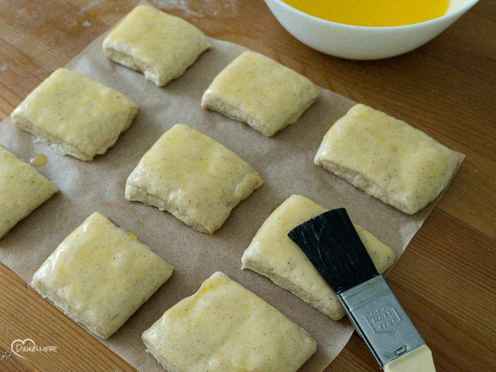 No Knead Orange & Vanilla Beignets Teigbearbeitung