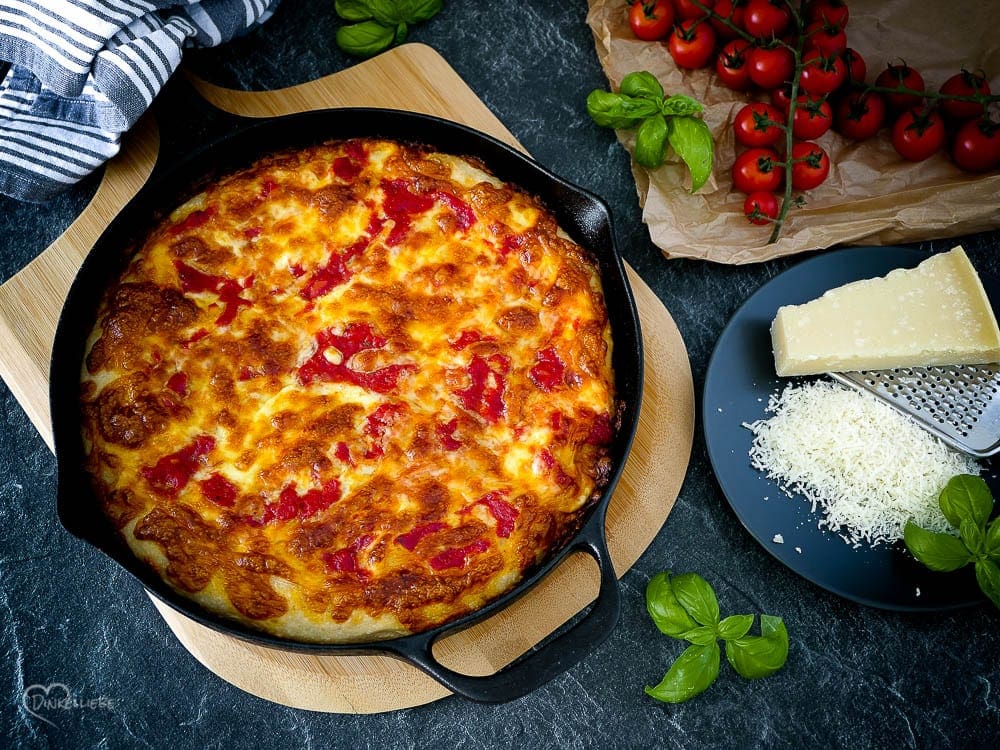 No Knead Pan Pizza
