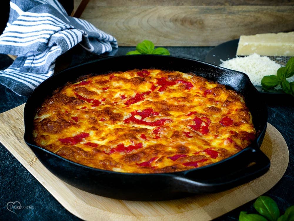 No Knead Pan Pizza