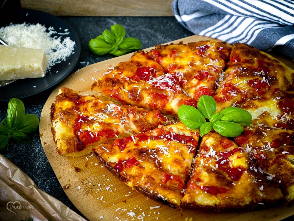 No Knead Pan Pizza