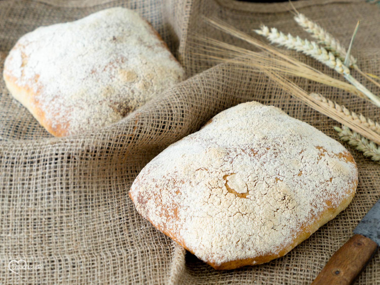 No Knead Sauerteig Ciabatta
