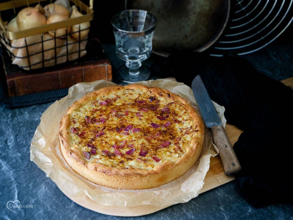 No Knead Zwiebelkuchen