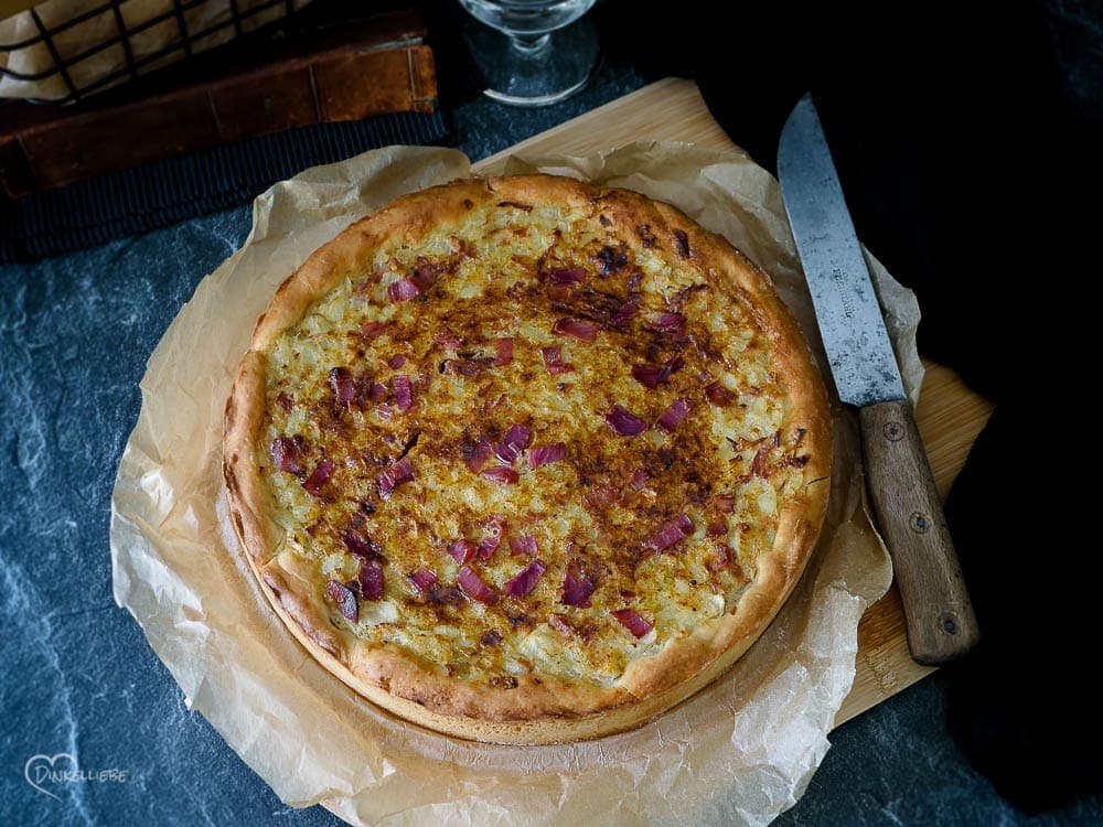 No Knead Zwiebelkuchen