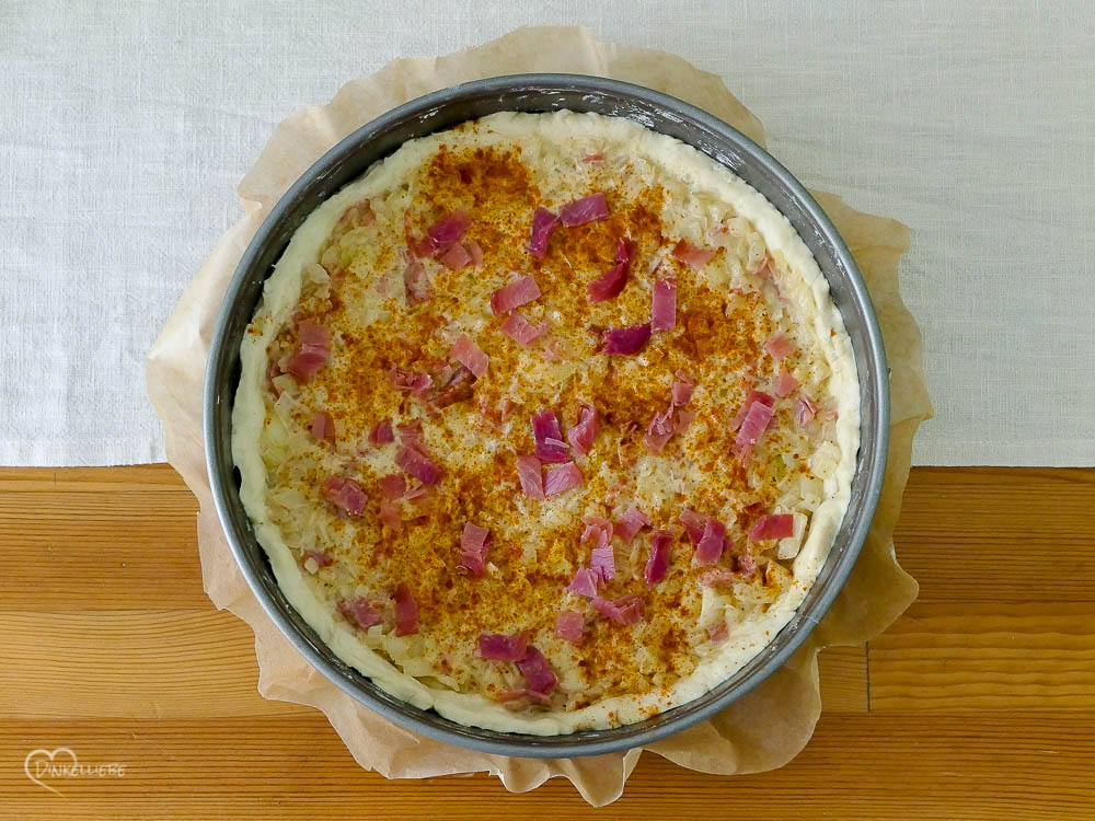 No Knead Zwiebelkuchen