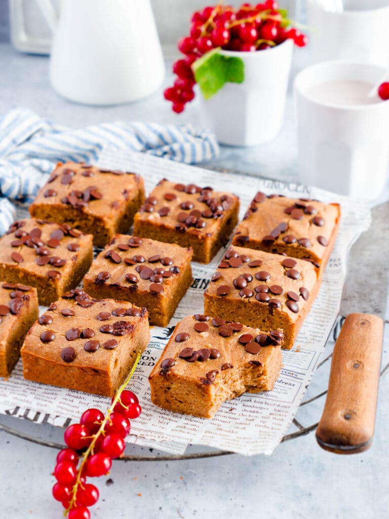 Rezept für mehlfreie Kichererbsen-Blondies