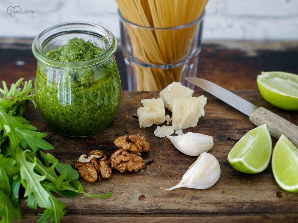 Rucola-Walnuss-Pesto mit Limette
