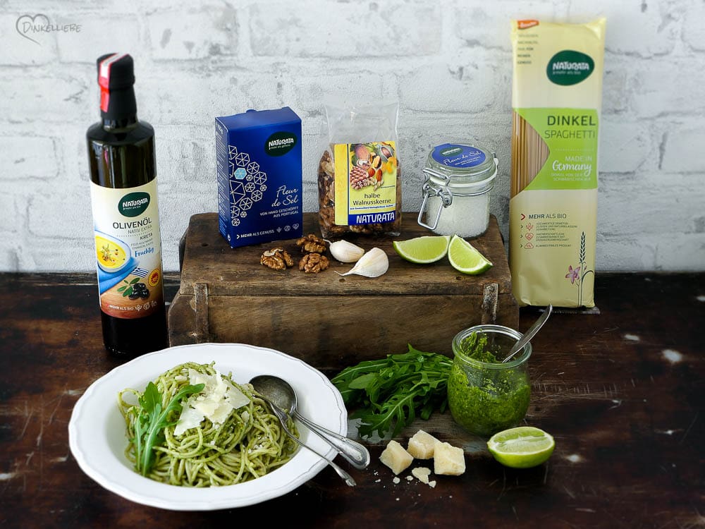 Rucola-Walnuss-Pesto mit Limette