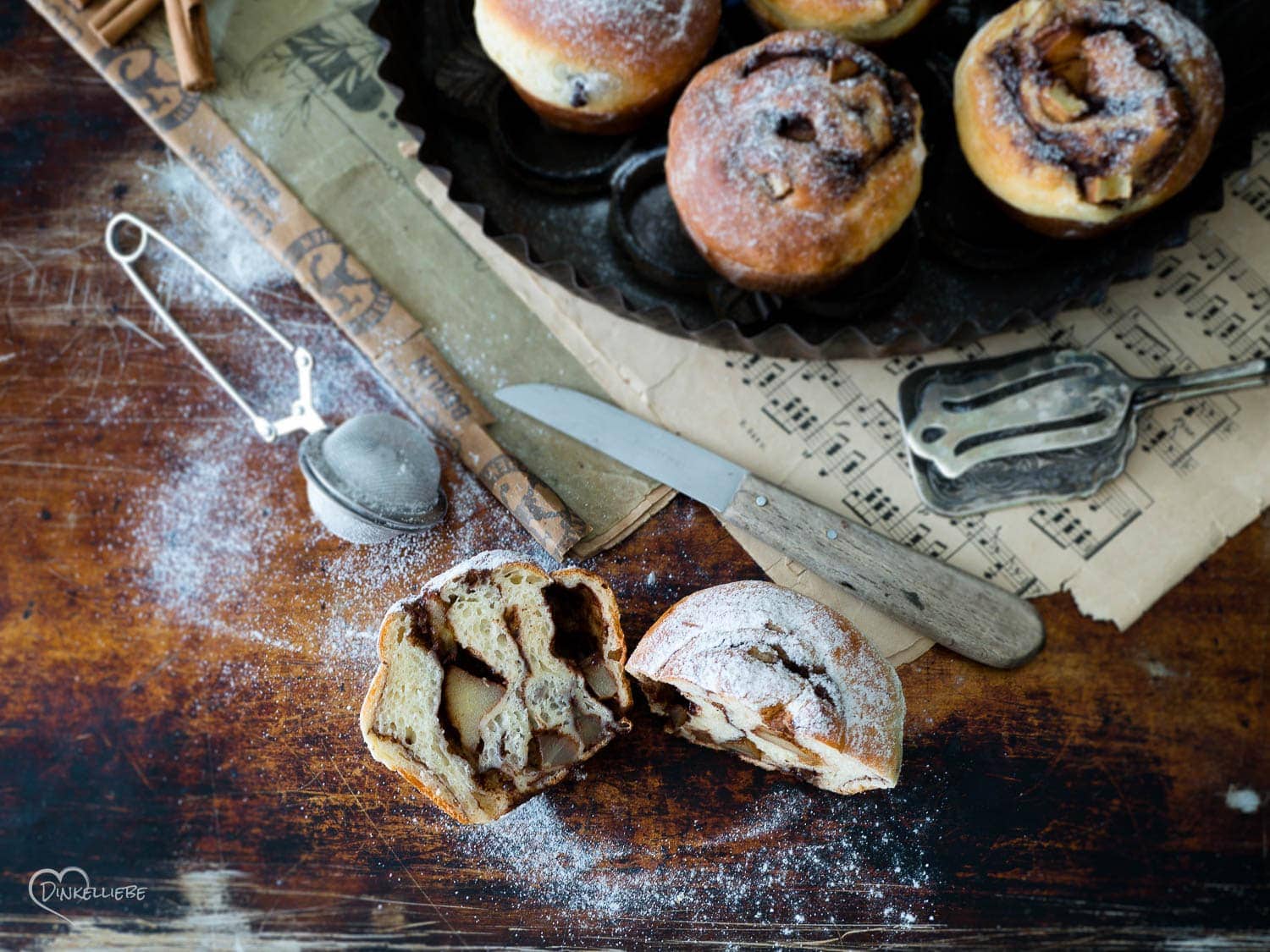 Schnelle Apfel-Zimt-Schnecken