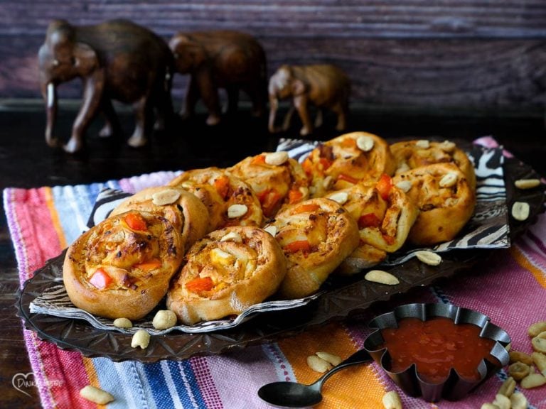 Schnelle Partyschnecken African Style ohne Hefe