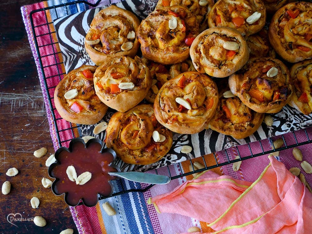 Schnelle Partyschnecken African Style ohne Hefe