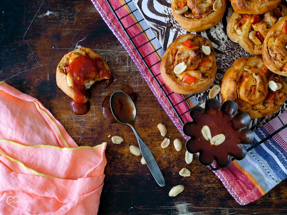 Schnelle Partyschnecken African Style ohne Hefe