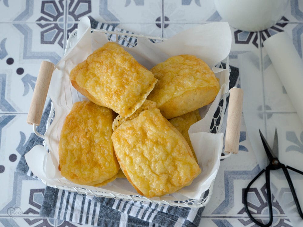 Schnelle Protein-Käsebrötchen