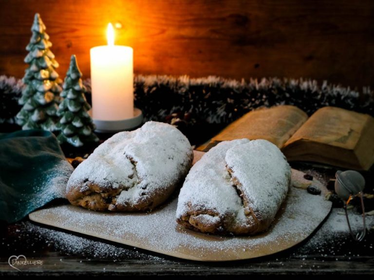 Schneller Christstollen mit Marzipan - ohne Rosinen und ohne Hefe ...