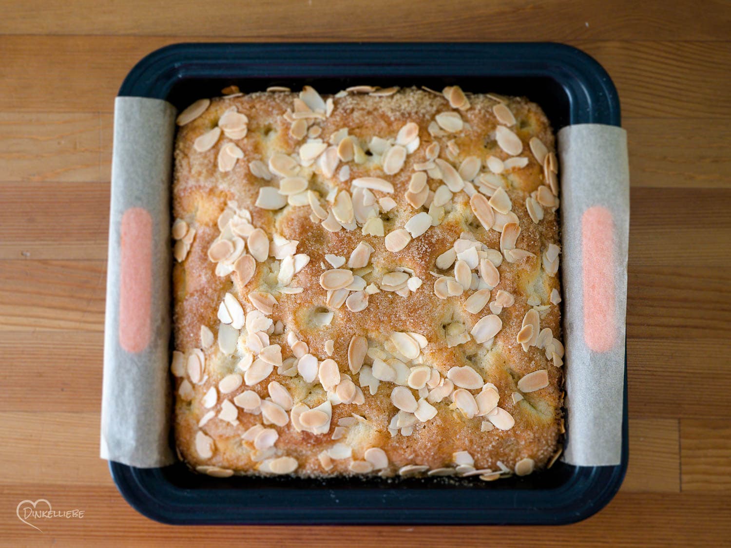 Schneller Dinkel-Butterkuchen ohne Hefe Teigbearbeitung