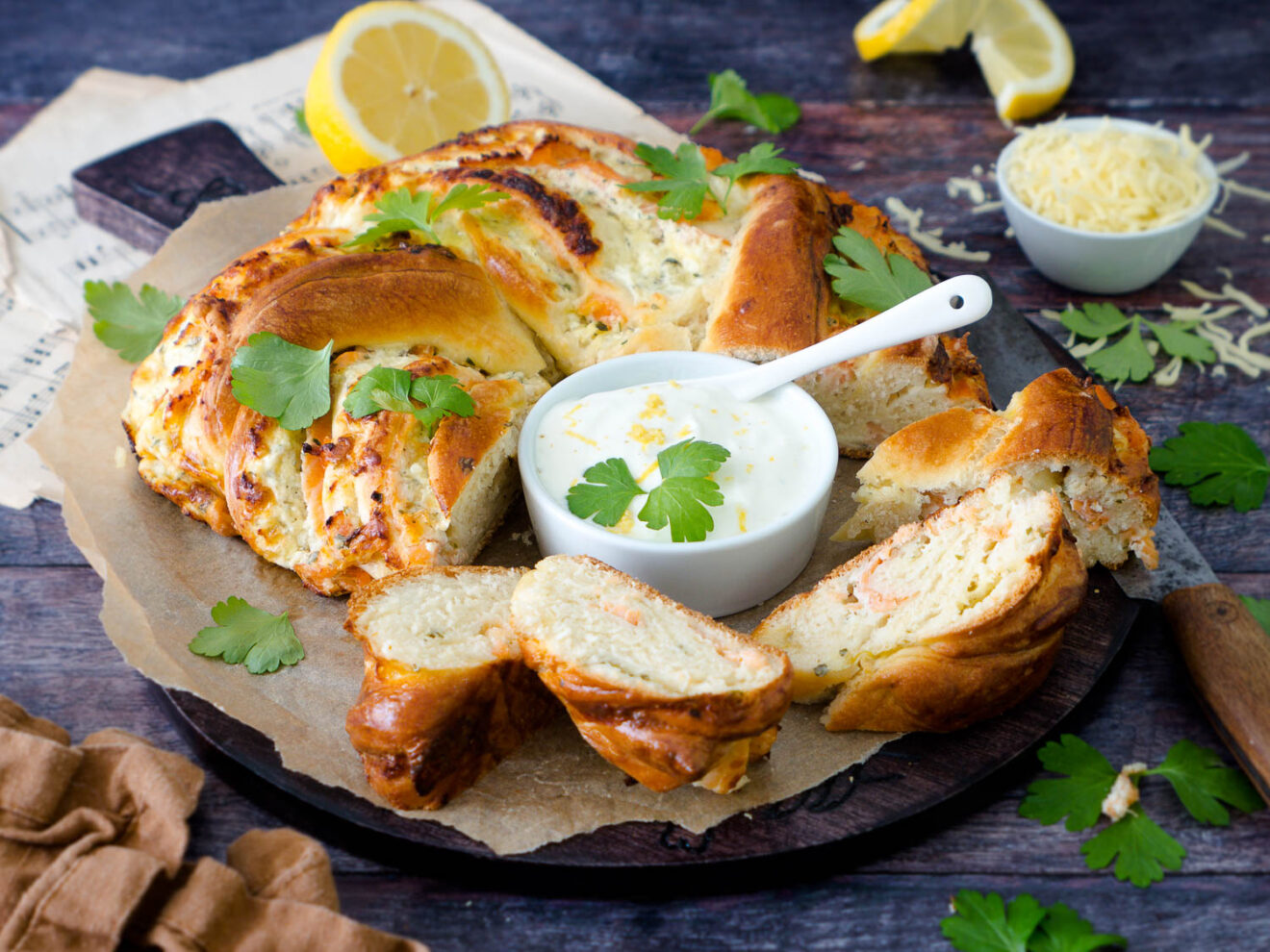 Knusprige Vollkorn Flammkuchen - Dinkelliebe
