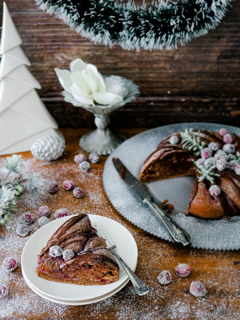 Schneller Dinkel Lebkuchen-Kranz