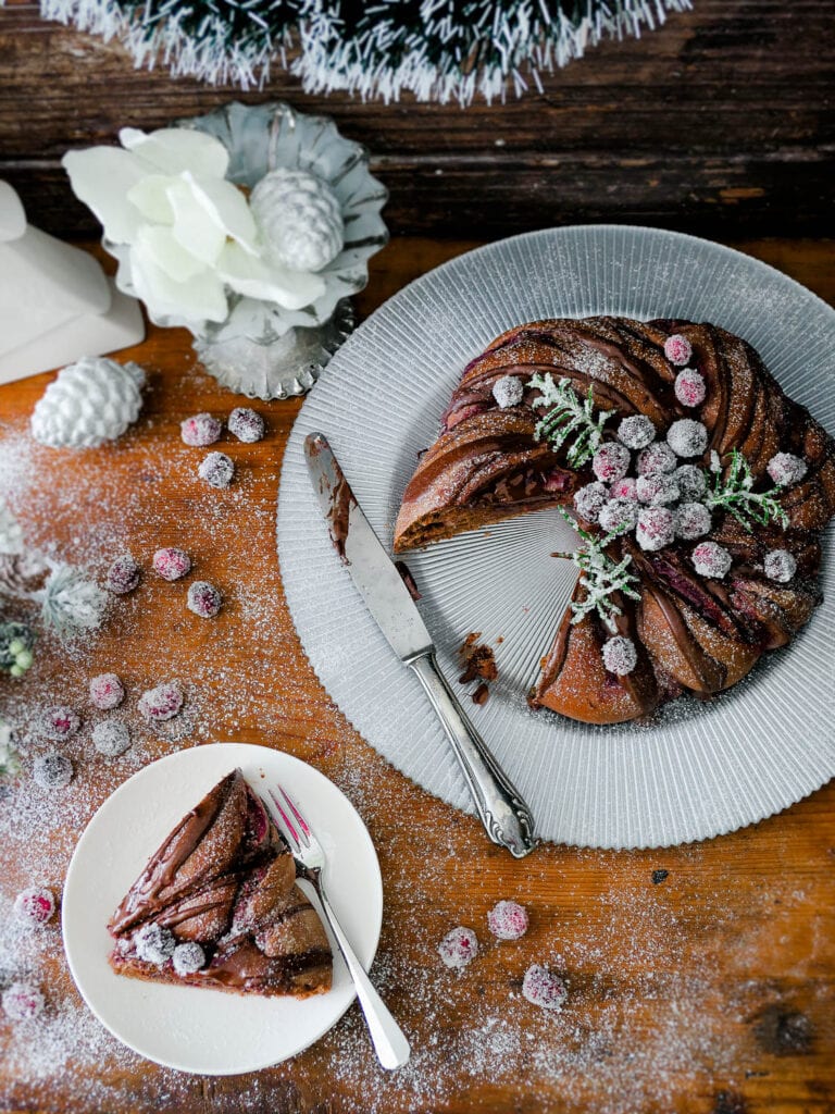 Schneller Dinkel Lebkuchen-Kranz