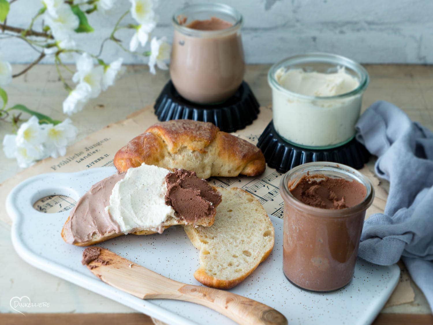 Schokoladen-Frischkäse-Aufstrich - Dinkelliebe