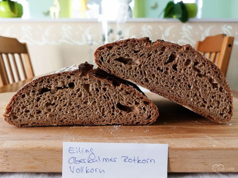 Mehltest Hecker Dinkel Vollkorn + Blue Velvet