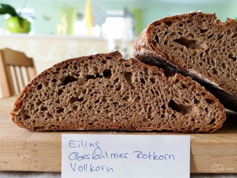 Mehltest Hecker Dinkel Vollkorn + Blue Velvet