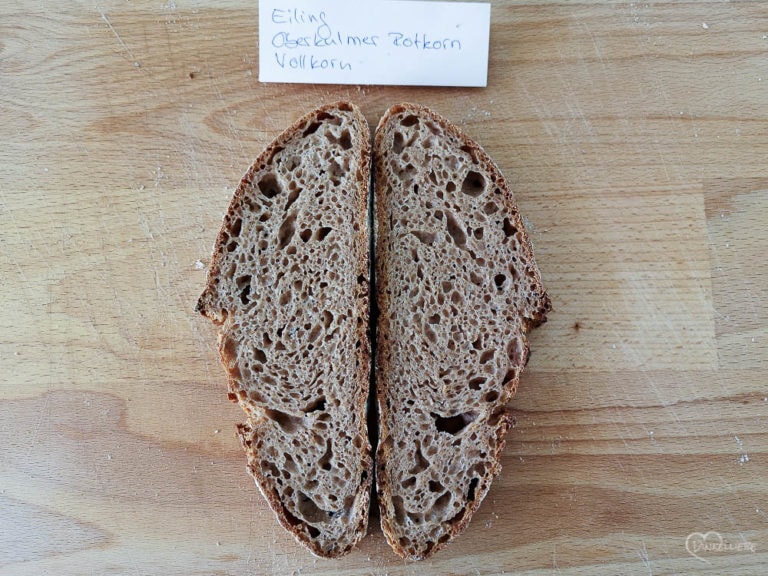 Mehltest Hecker Dinkel Vollkorn + Blue Velvet