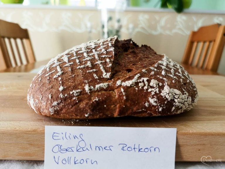 Mehltest Hecker Dinkel Vollkorn + Blue Velvet