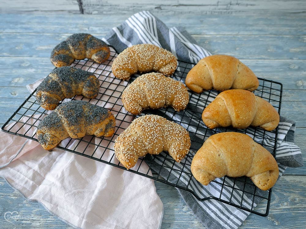 Verruchte Einkorn-Joghurthörnchen