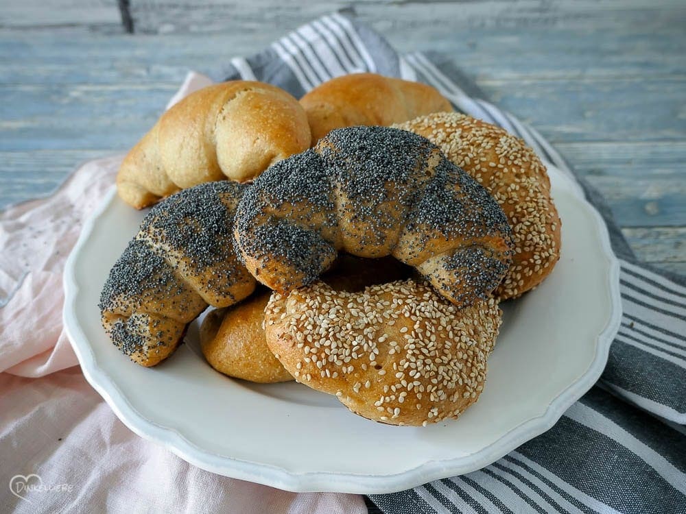 Verruchte Einkorn-Joghurthörnchen