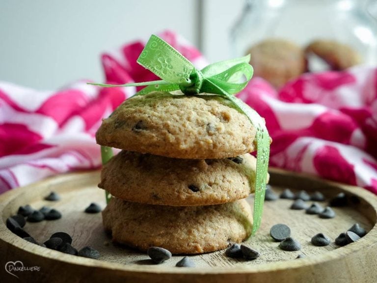 Vollkorn Cookies mit Schokolade