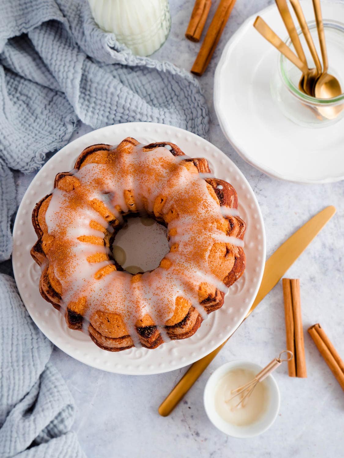Fluffiger Zimtswirl-Gugelhupf aus Dinkelmehl - Dinkelliebe